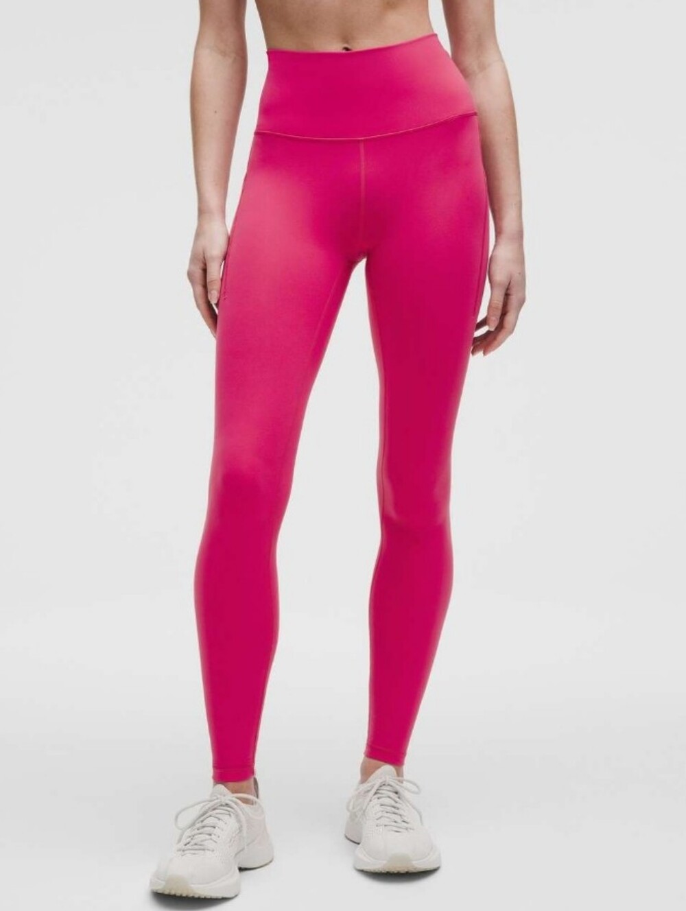 NWT Lululemon Wunder Train High-Rise Tight 28" w/ Pockets Raspberry Coulis/ 8